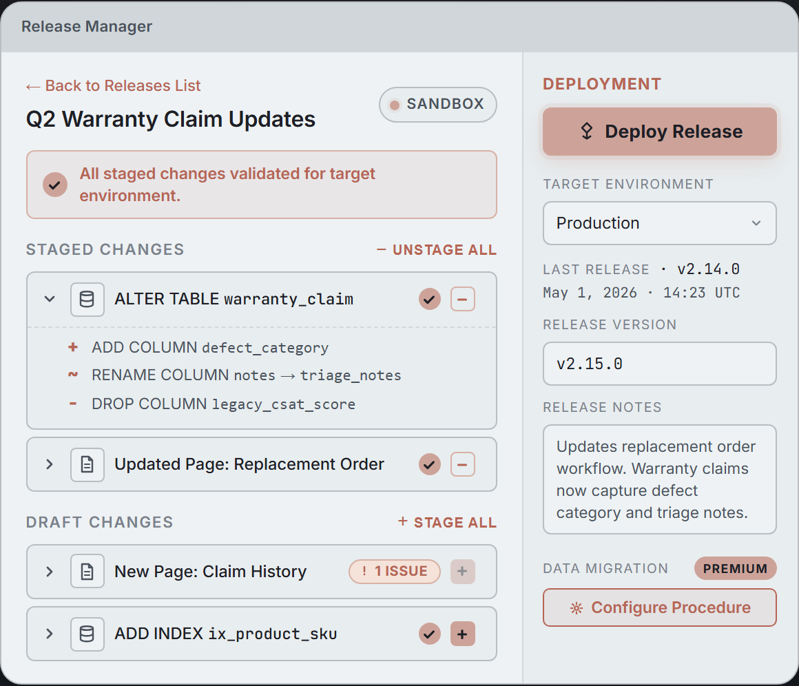 Release Manager mock